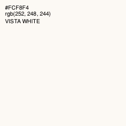 #FCF8F4 - Vista White Color Image